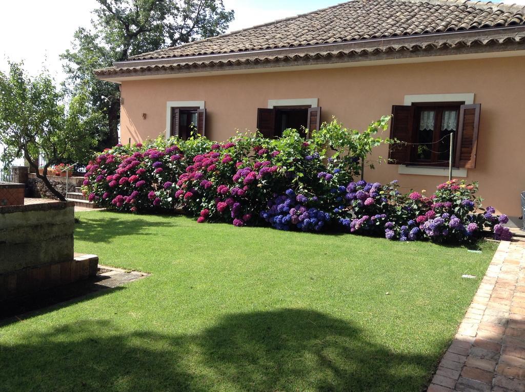 Feudo Algerazzi Villa ซัฟเฟรานา เอตเนอา ภายนอก รูปภาพ